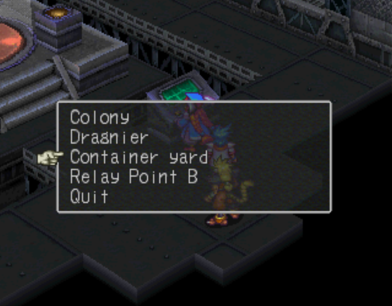 Relay Point A Teleporter Options